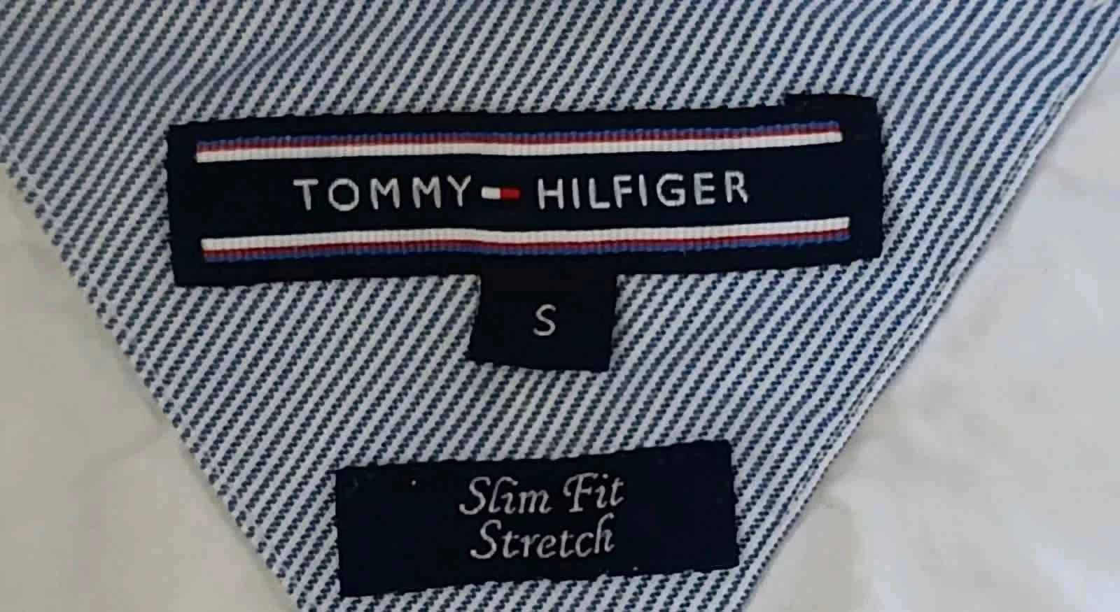 Witte Tommy Hilfiger-shirt met geborduurd logo maat S – photo 12